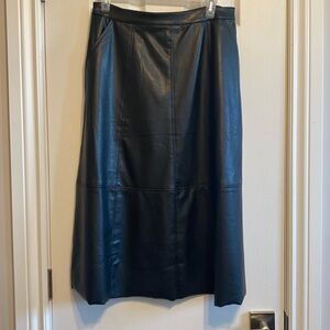 Leather aline skirt NEVER WORN